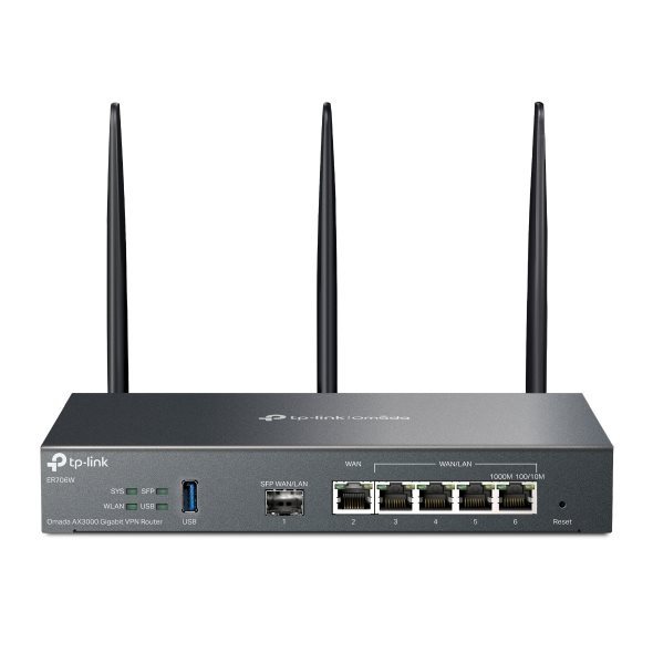 TP-LINK 5 Port Gigabit Multi-WAN Router (bis 4xWAN/LAN) 1xSFP High-speed perform