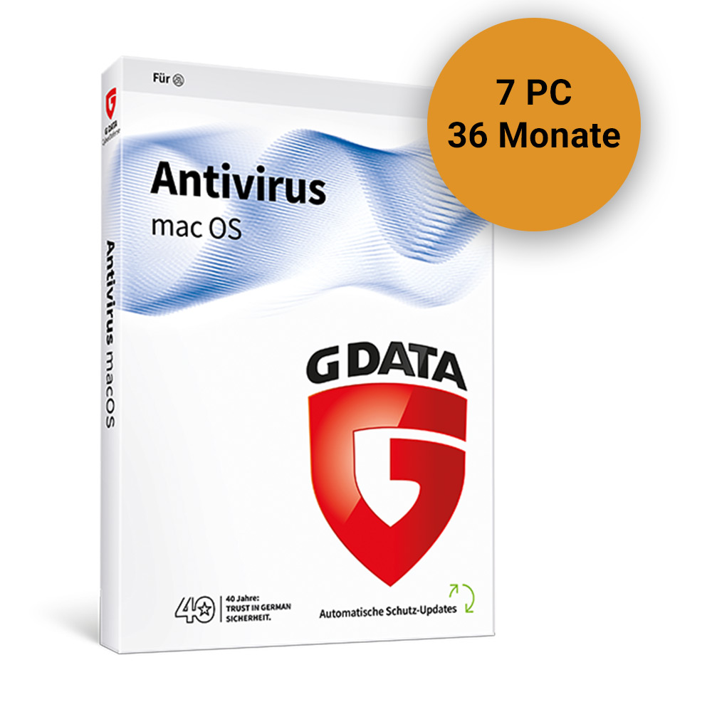 G DATA Antivirus MAC 07PC ESD Vv+3YM