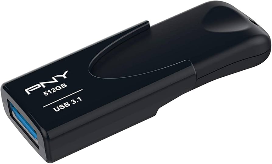 PNY USB3.1 Attaché 4 512GB black Retail