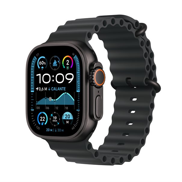 Apple Watch Ultra 2 (2024) black titanium 49mm 4G black ocean band DE