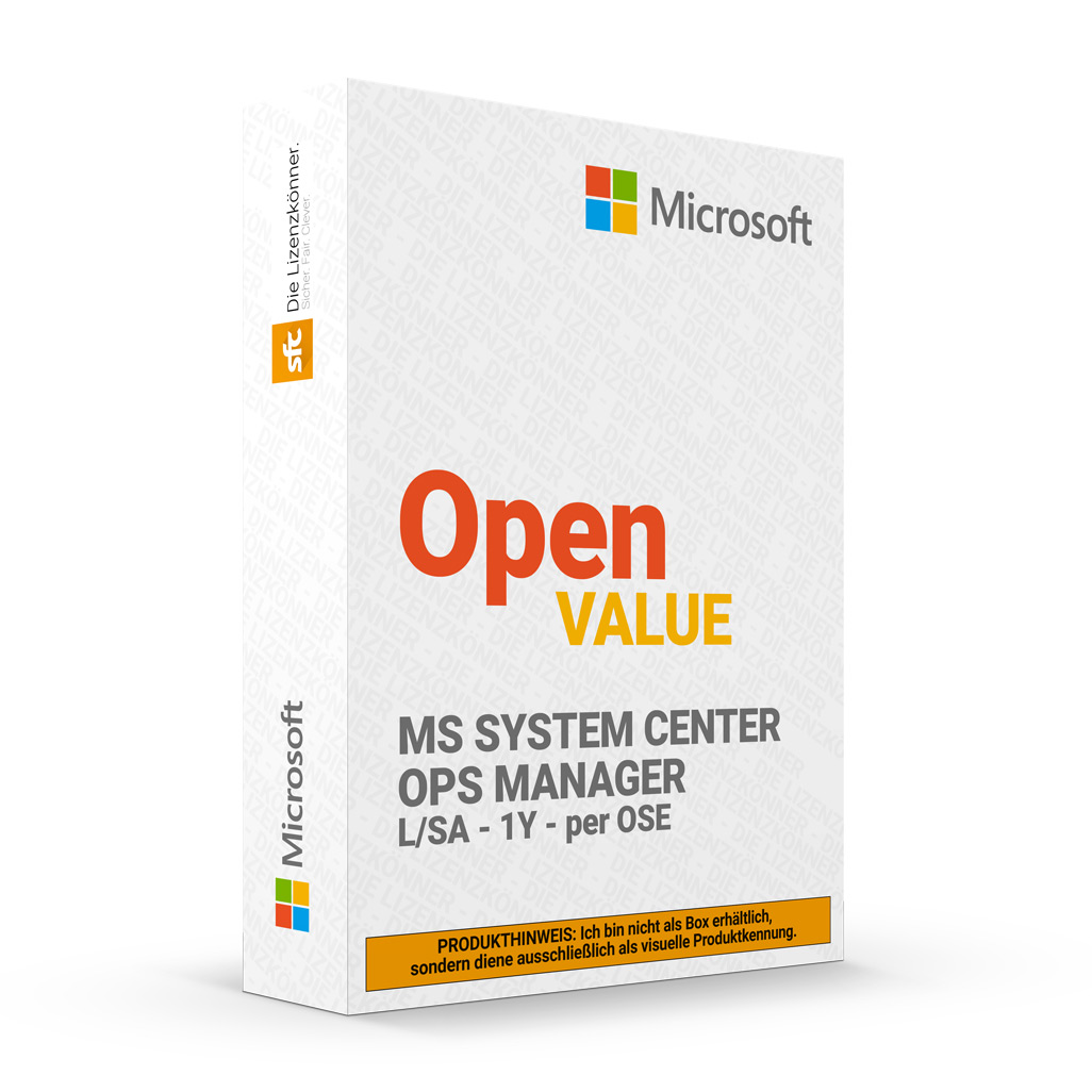 MS System Center Ops Mgr Clt Mgmt Lic L/SA SL OVL 1/1 AP