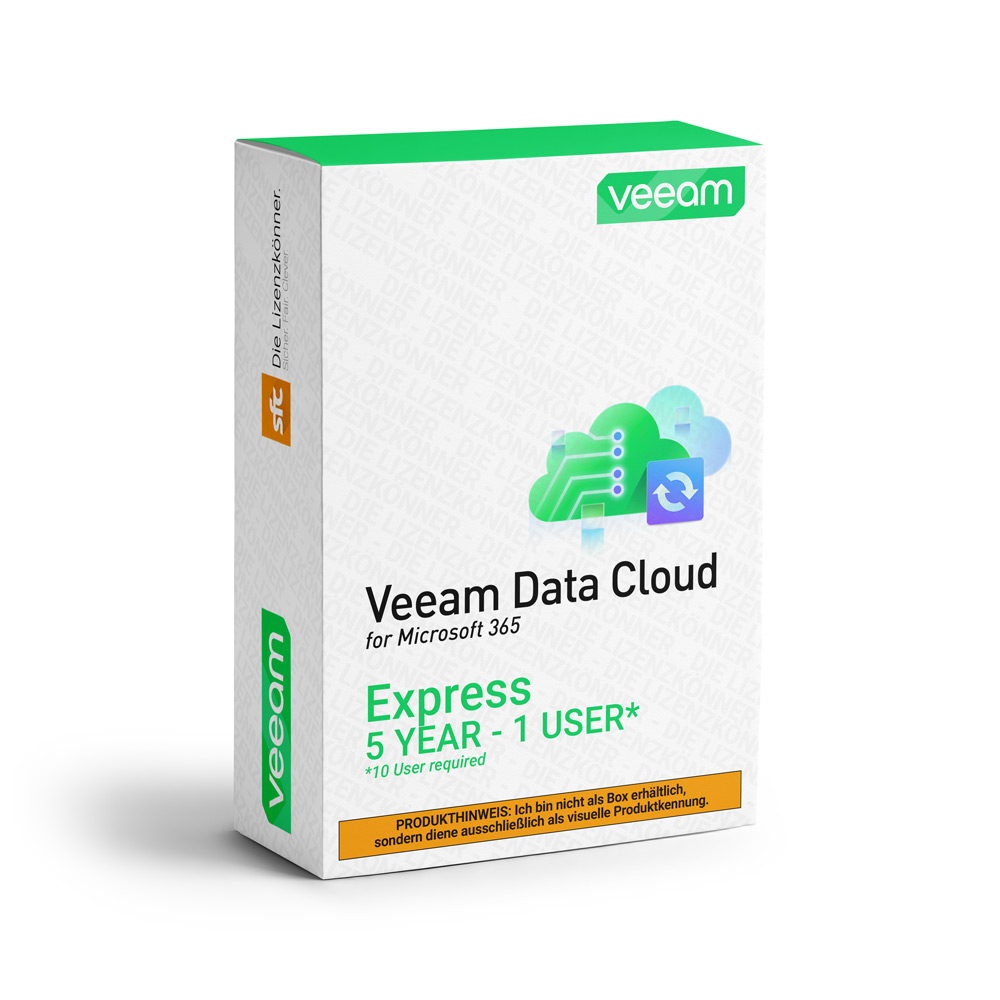 Veeam Data Cloud for Microsoft 365 Express 1 User ml Sub Vv+5YM