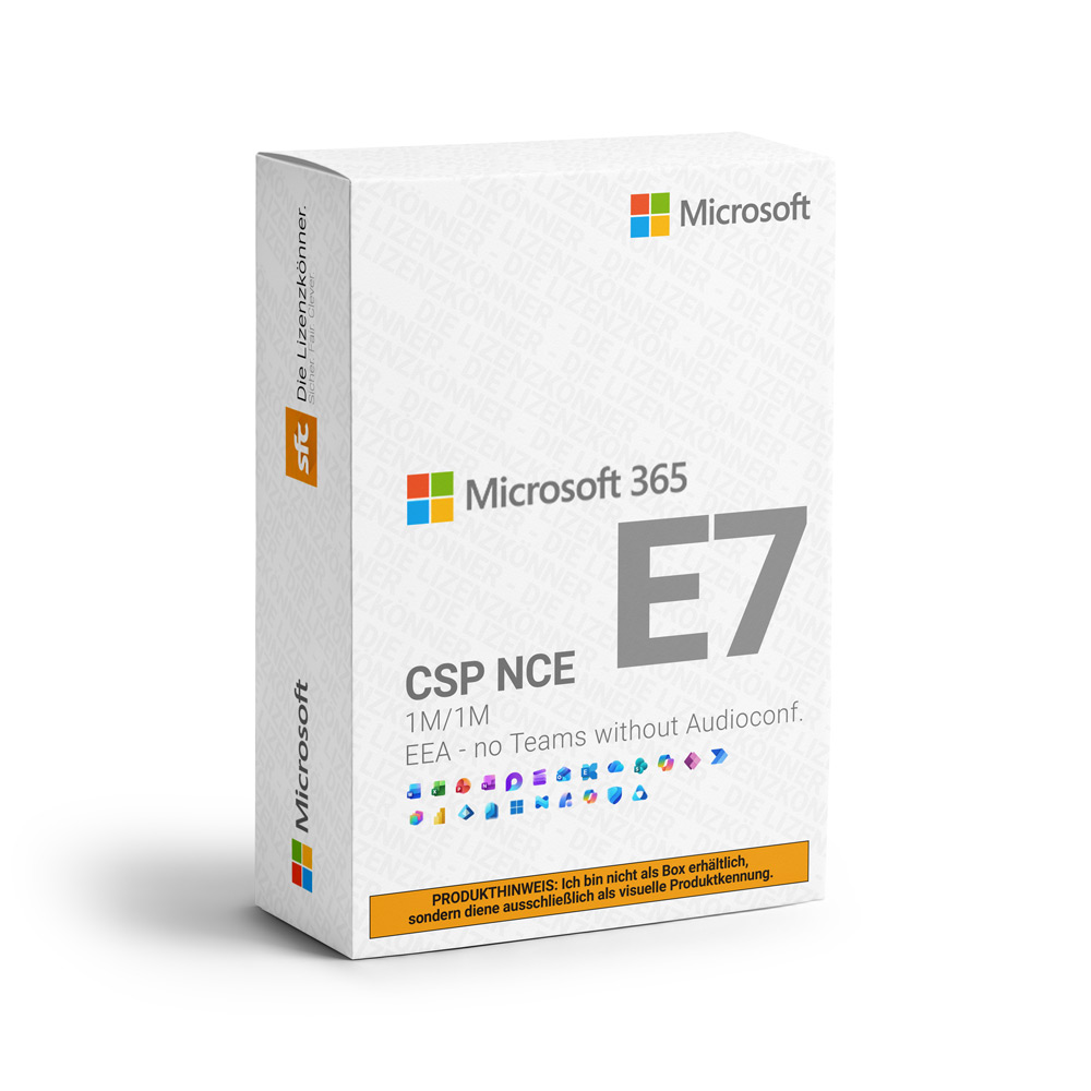 Microsoft ACMP Microsoft 365 E7 EEA (no Teams) without Audio... CSP NCE 1M/1M