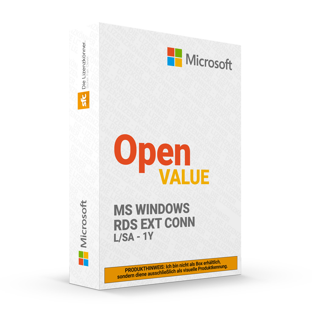 Microsoft Windows Remote Desktop Services Ext Conn L/SA SL OVL 1/1 AP