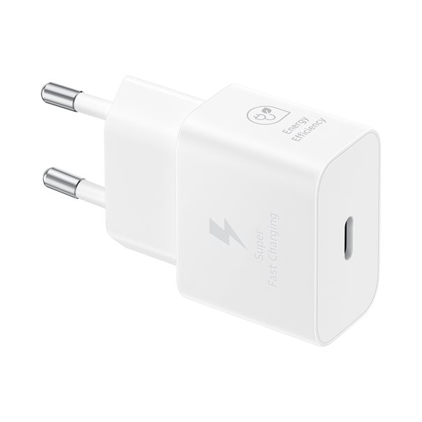 Samsung EP-T2510 USB-C 25W Travel Adapter (Super Fast Charging 25W)  white