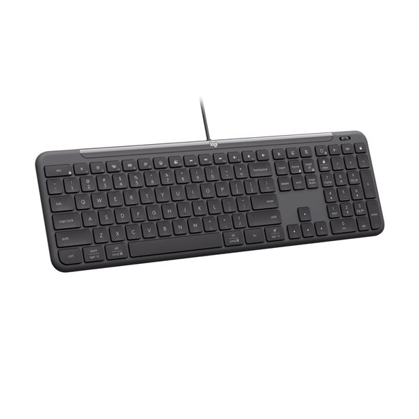 Logitech Keyboard K620 Signature Slim Wired f. Bus. [DE] black 108 Tasten