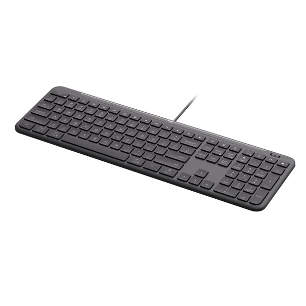 Logitech Keyboard K620 Signature Slim Wired f. Bus. [DE] black 108 Tasten
