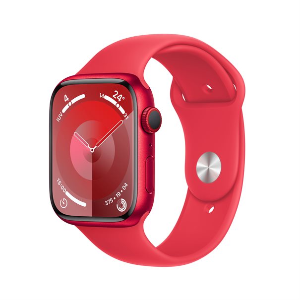 Apple Watch Series 9 (product) red aluminium 45mm 4G (product) red sport band Si