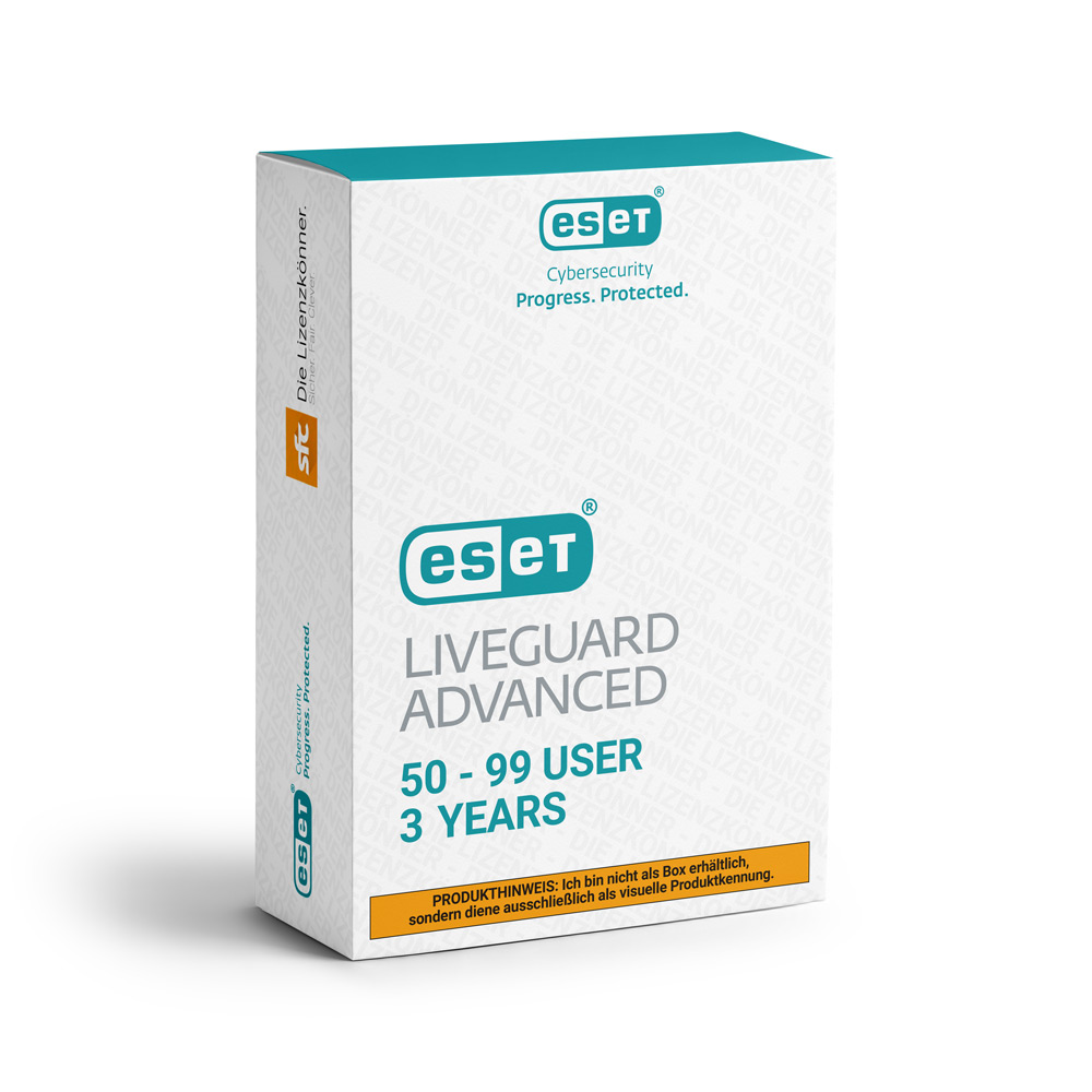 ESET LiveGuard Advanced 50-99 User dt Sub Vv+3YM