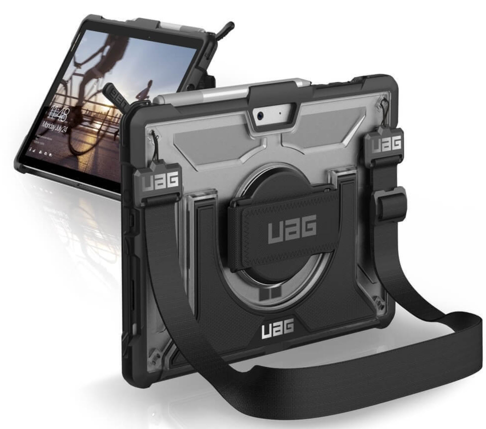 UAG Plasma Case | Microsoft Surface Go 4/3/2/1 | ice (transparent)