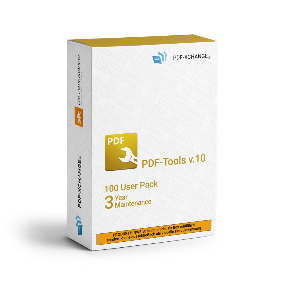 PDF-Xchange PDF-Tools v.10 100 User ml ESD/Lizenz Vv+3YM