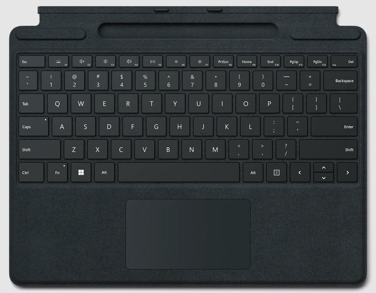 Microsoft Surface Pro 8/9/10/11 Type Cover Schwarz