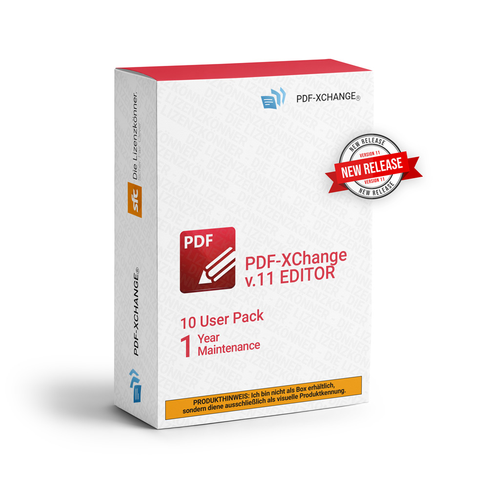 PDF-Xchange PDF-XChange v.11 Editor 10 User ml ESD/Lizenz Vv+1YM